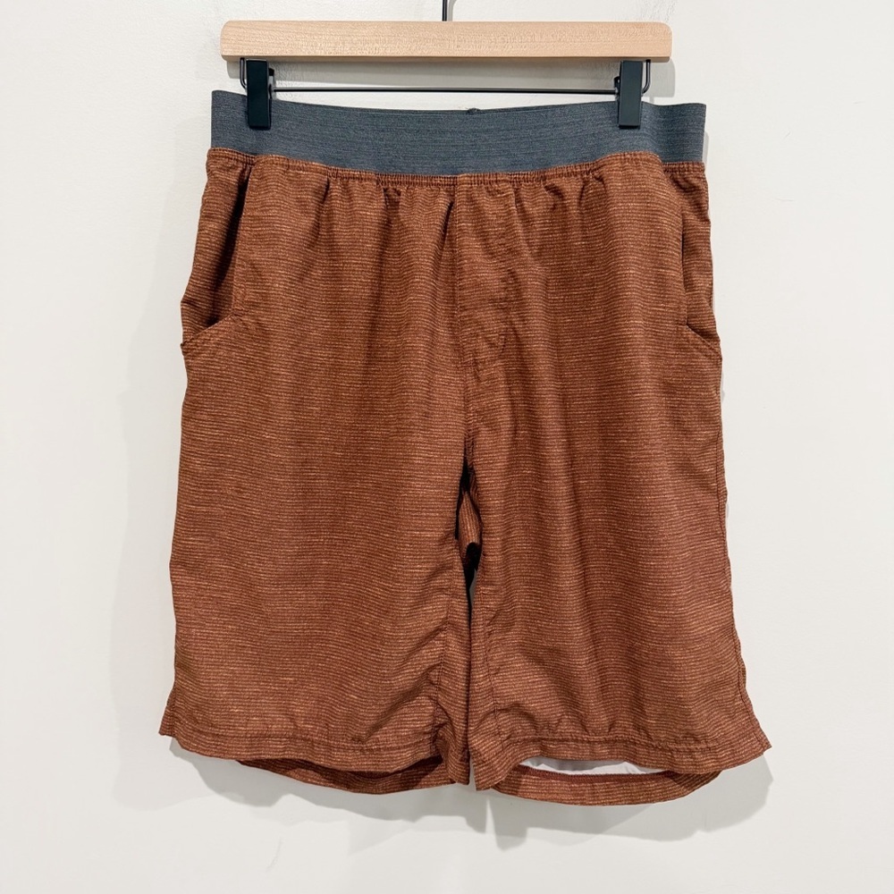PRANA Super Mojo Short II Men Size Large Adobe Trek Outdoor Hiking Travel